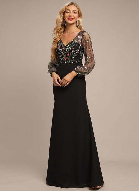 Robe de Soirée Élégance Botanique - gallery 5