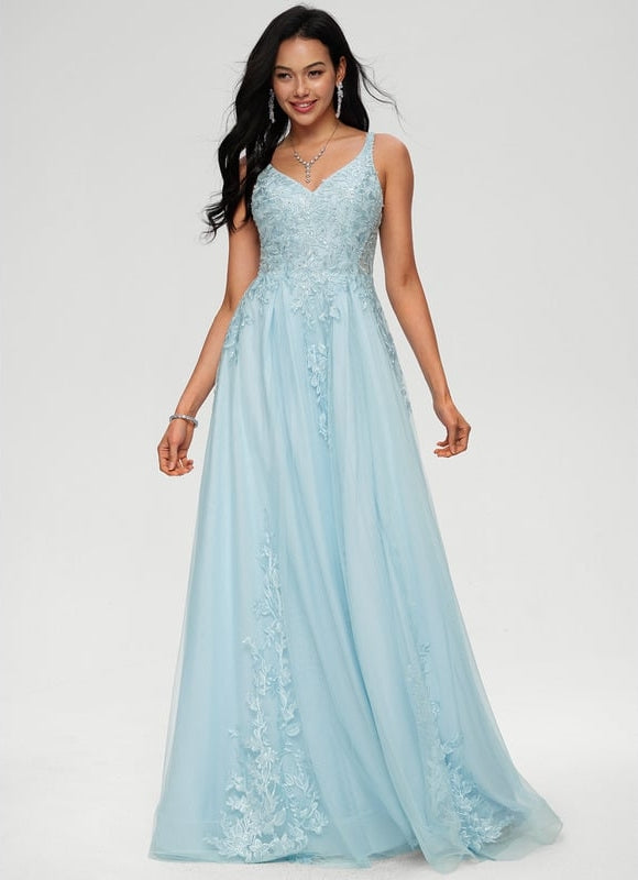 Robe de Soirée Aquarelle Éthérée
