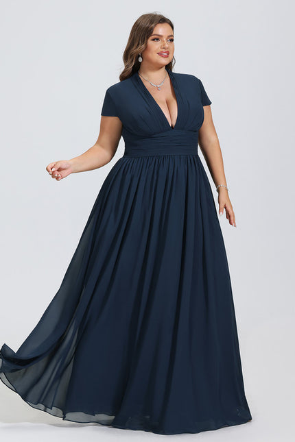 Robe de Soirée Fluide Émeraude - gallery 4