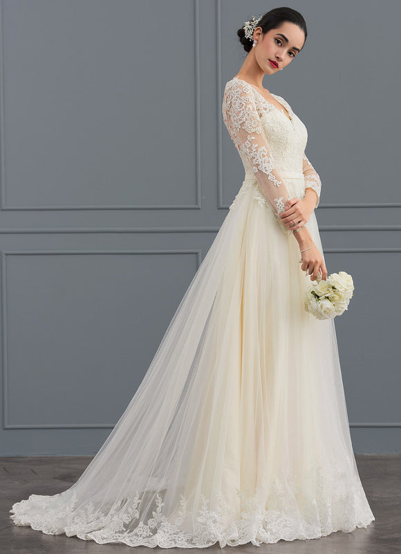 Robe De Soirée Grande Taille Blanche - gallery 5