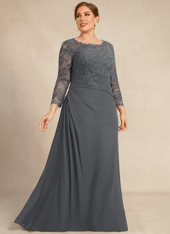 Robe de Soirée Gris Élégance Satiné - gallery 4
