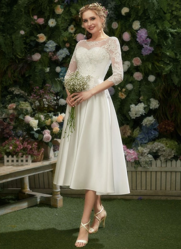 Robe de Soirée Satinée Épure