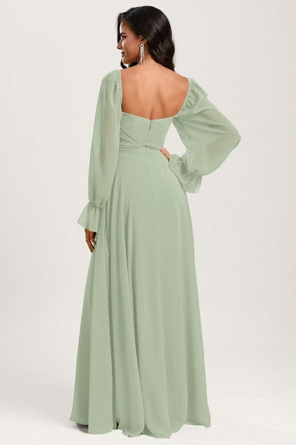 Robe de Soirée Émeraude Aérienne - gallery 1