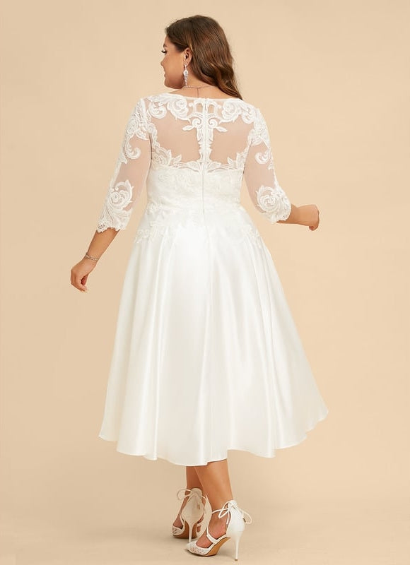 Robe de Soirée Satinée Épure - gallery 7