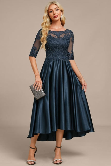 Robe de Soirée Drapé Éclatant - gallery 4