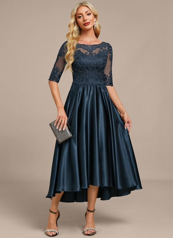 Robe de Soirée Drapé Éclatant - gallery 4