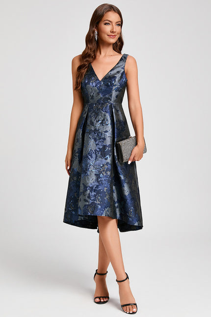 Robe de Soirée Fleurie Nuit - gallery 2