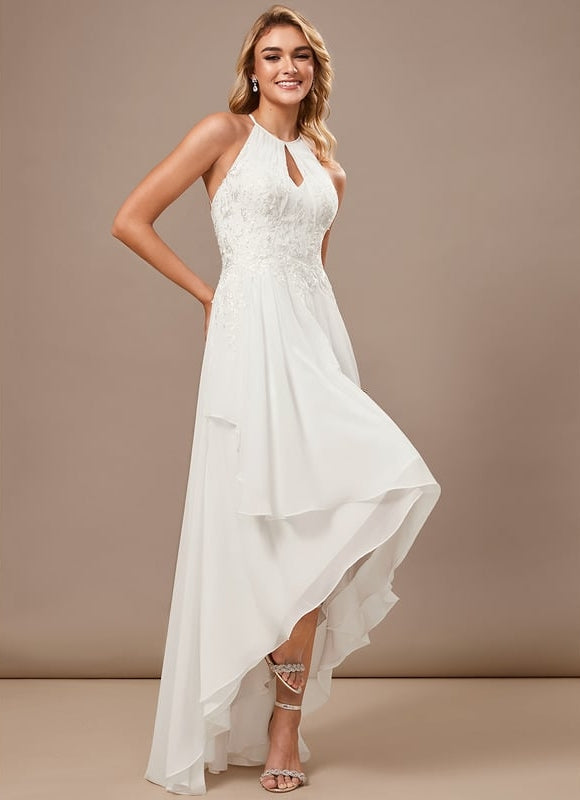 Robe de Soirée Mousseline Éclatante - gallery 4