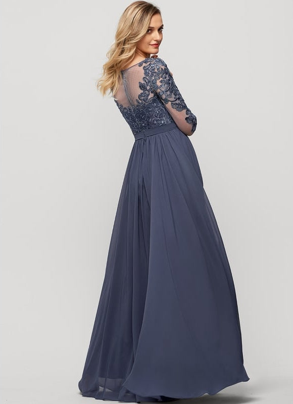 Robe de Soirée Illusion Étoilée - gallery 3