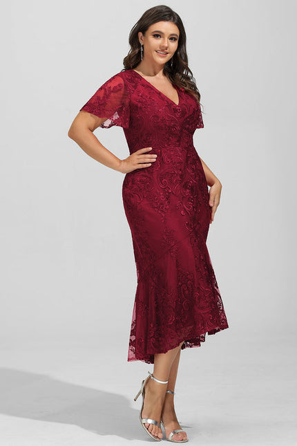 Robe de Soirée Rouge Enchanté - gallery 9