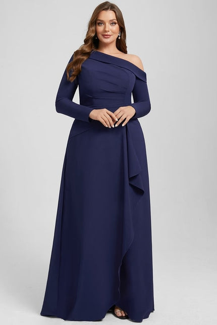 Robe de Soirée Élégance Indigo Fluidité - gallery 9
