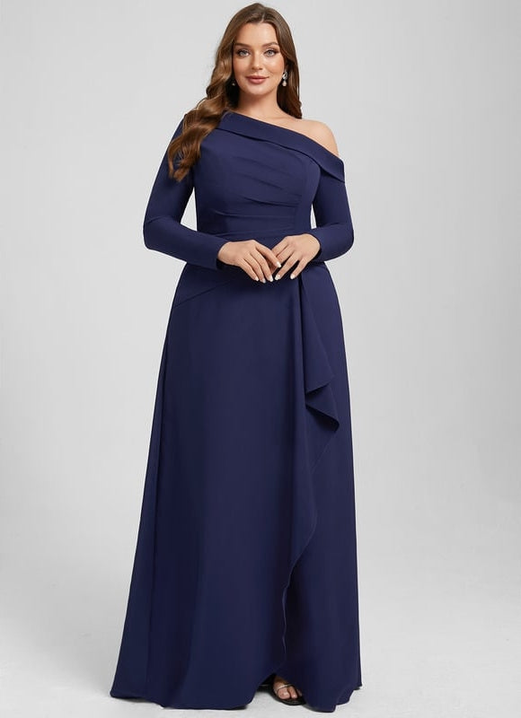 Robe de Soirée Élégance Indigo Fluidité - gallery 9
