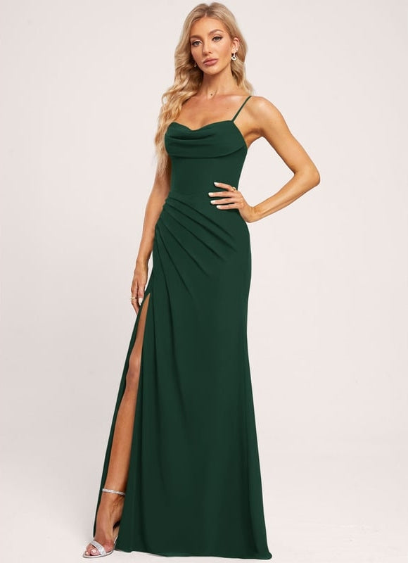 Robe de Soirée Vert Émeraude Chic - gallery 2