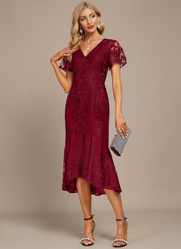 Robe de Soirée Rouge Enchanté - gallery 2