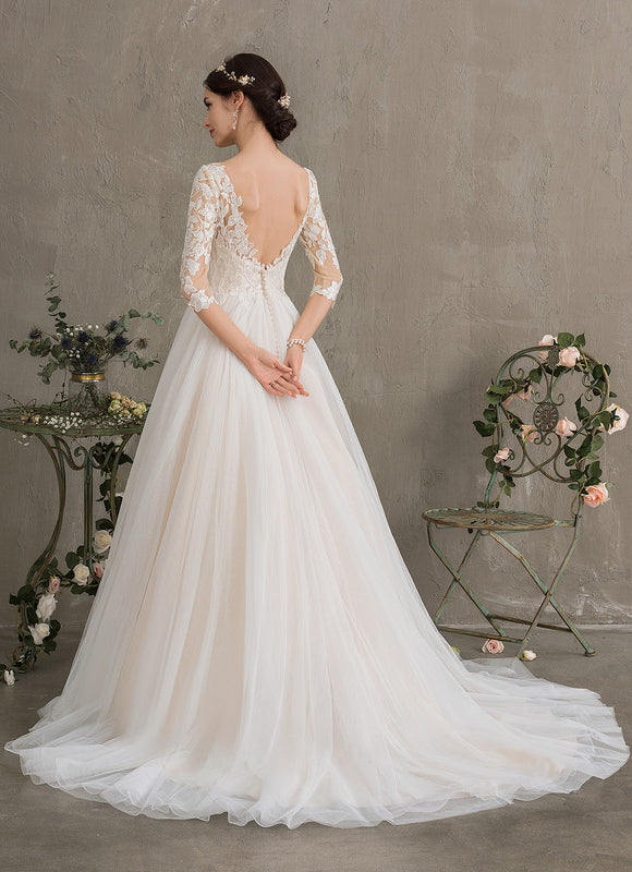 Robe De Soirée Ivoire - gallery 7