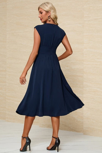 Robe de Soirée Midi Marine - gallery 1
