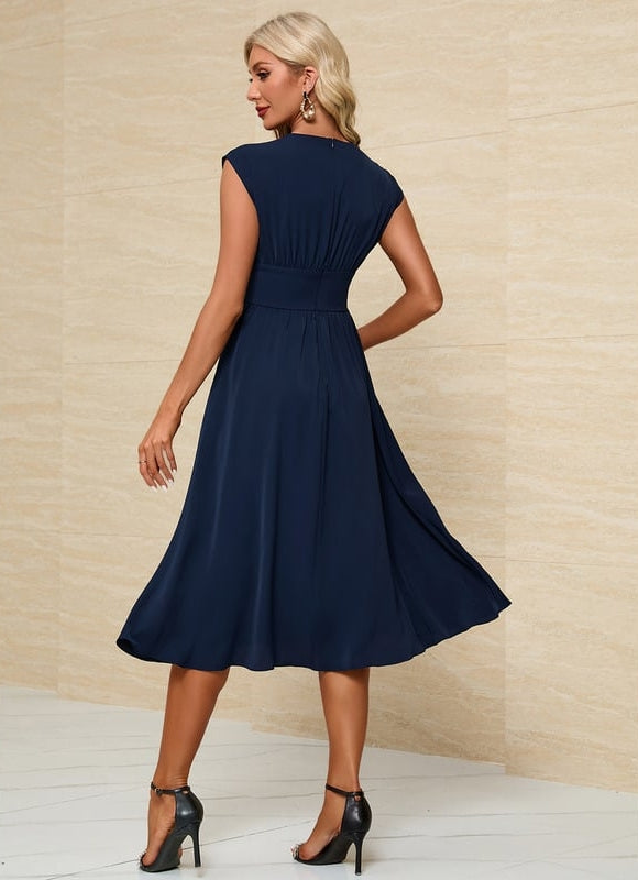 Robe de Soirée Midi Marine - gallery 1