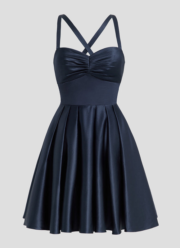 Robe de Soirée Satinée Éclat - gallery 2