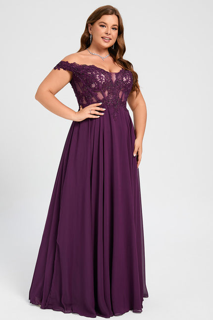 Robe de Soirée Éthérée Violette - gallery 6