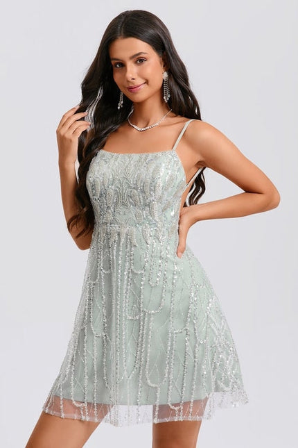 Robe de Soirée Pailletée Mint