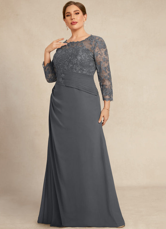 Robe de Soirée Gris Élégance Satiné - gallery 5