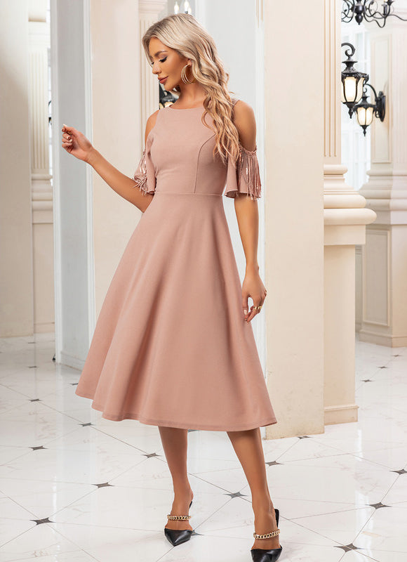 Robe de Soirée Franges Douces - gallery 1