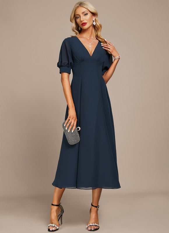 Robe de Soirée Chiffon Modèle V - gallery 3
