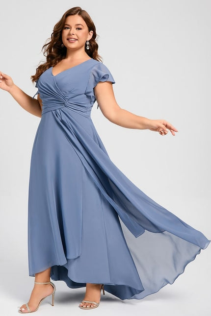 Robe de Soirée Bleu Aérien - gallery 6