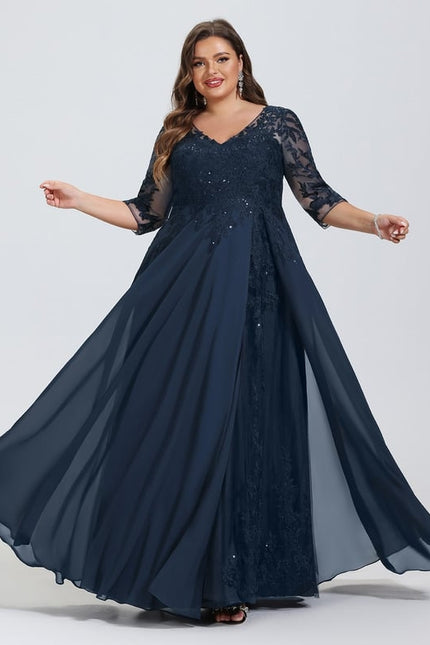 Robe de Soirée Élégance Marine - gallery 8