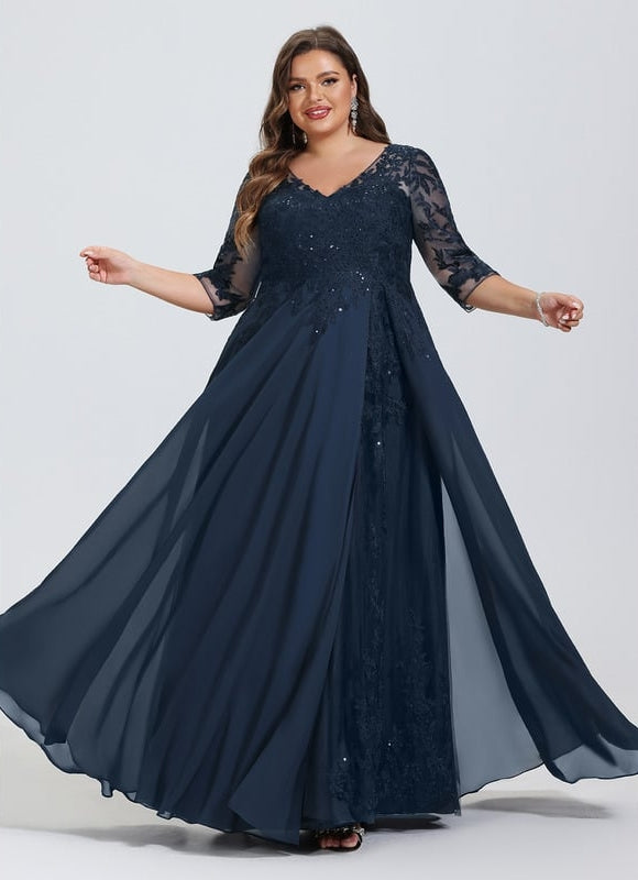 Robe de Soirée Élégance Marine - gallery 8