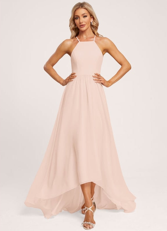 Robe de Soirée Mousseline Aérienne