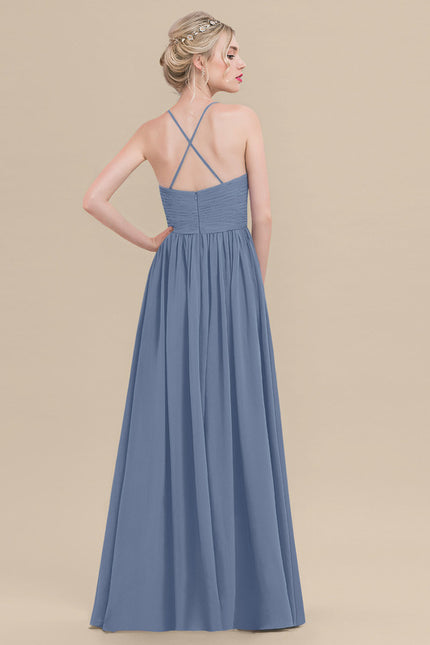 Robe de Soirée Élégance Vin Rouge - gallery 1
