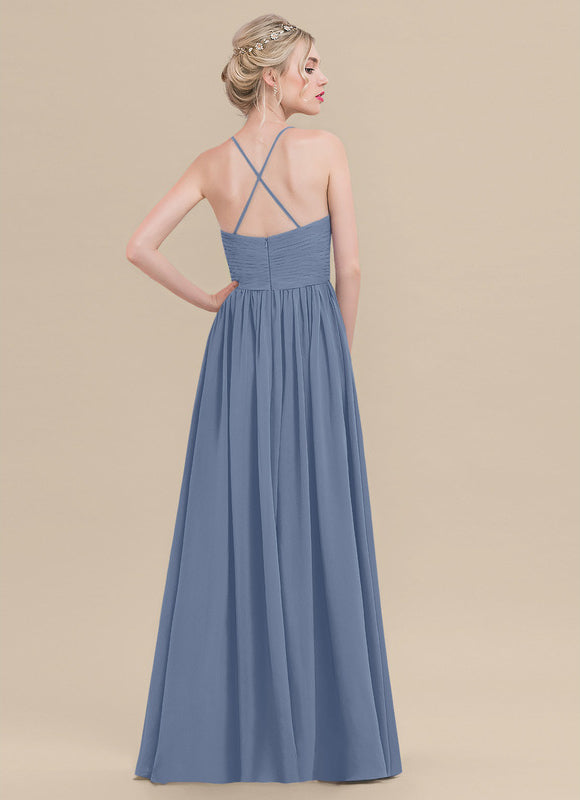Robe de Soirée Élégance Vin Rouge - gallery 1