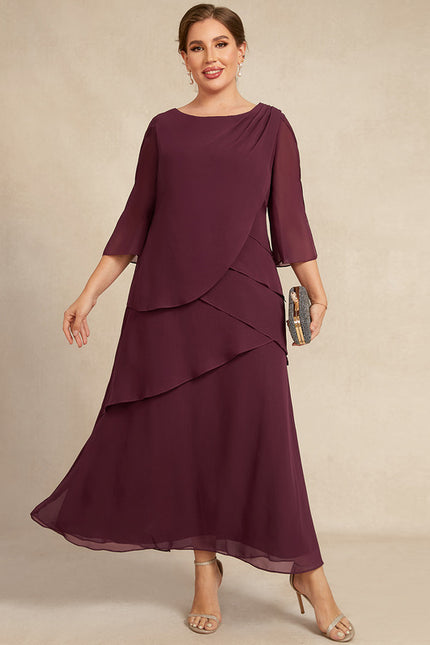 Robe De Soirée Aubergine - gallery 8