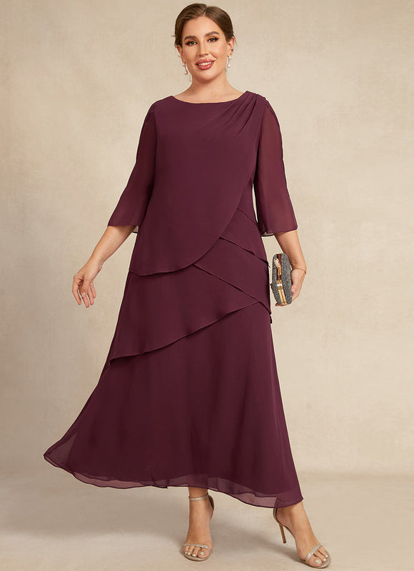 Robe De Soirée Aubergine - gallery 8