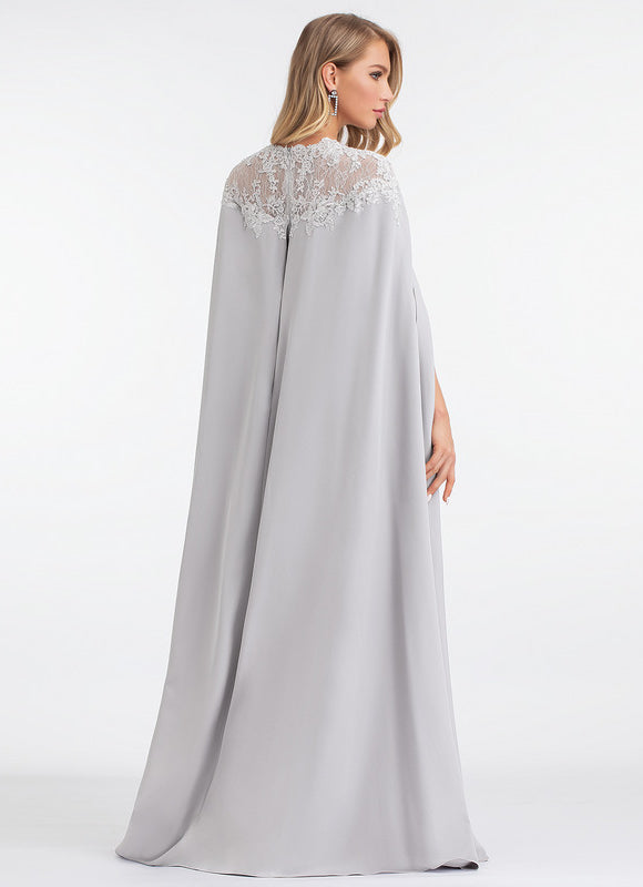 Robe de Soirée Grise Élégance - gallery 3