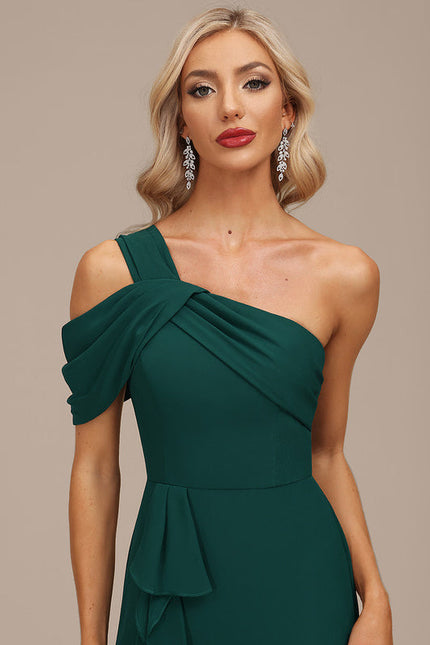 Robe de Soirée Satin Noir Élancé - gallery 3