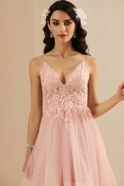 Robe de Soirée Rêve Rosé Éthéré - gallery 1