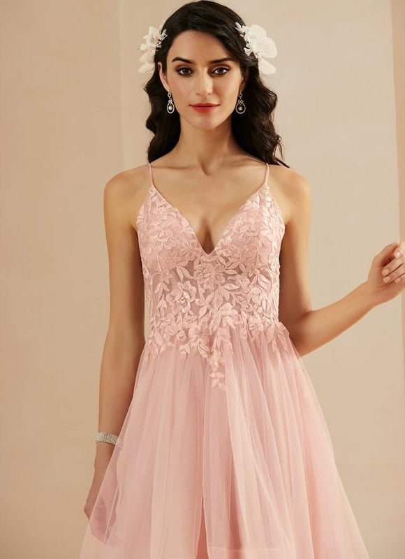 Robe de Soirée Rêve Rosé Éthéré - gallery 1