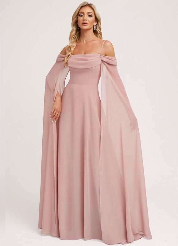 Robe de Soirée Rosé Éthéré - gallery 2
