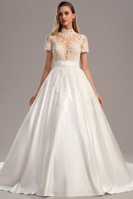 Robe de Soirée Lueur Satinée - gallery 1