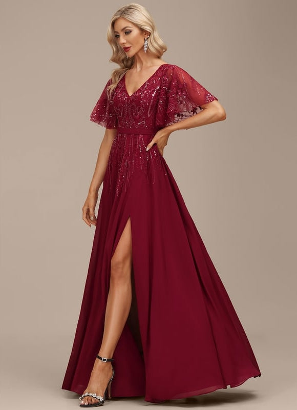 Robe de Soirée Élégance Marine - gallery 2