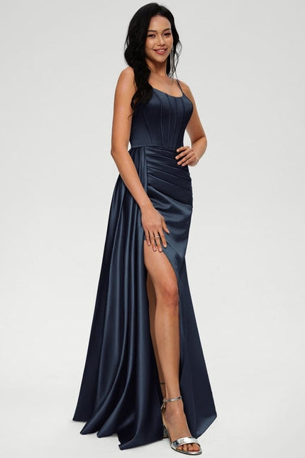 Robe de Soirée Satin Nuit - gallery 2