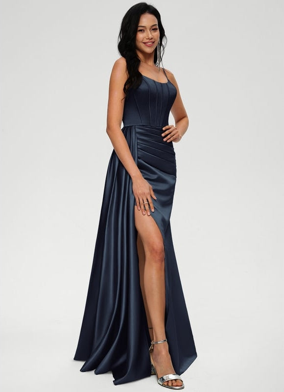 Robe de Soirée Satin Nuit - gallery 2