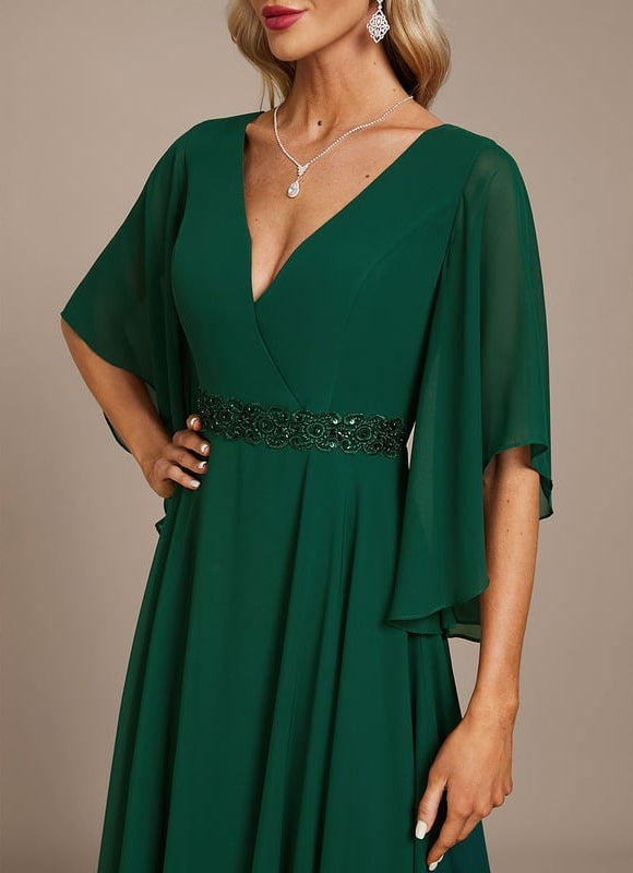 Robe de Soirée Émeraude Flottante - gallery 5