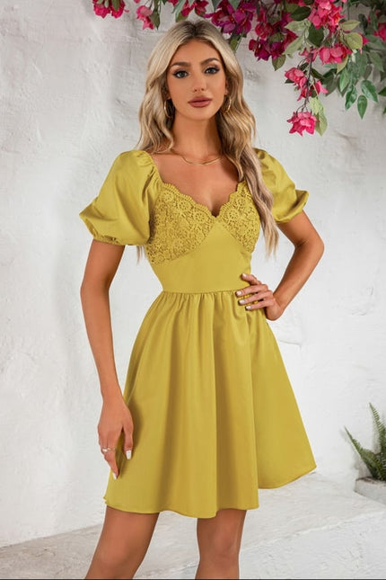 Robe de Soirée Jaune Poudrée - gallery 5