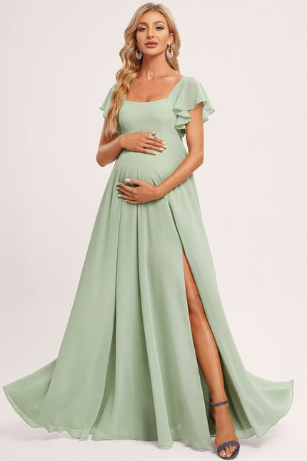 Robe de Soirée Maternité Fluide - gallery 4