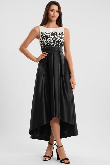Robe de Soirée Cocktail Satine Éclatante