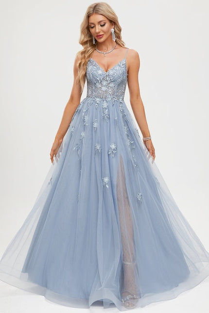 Robe de Soirée Céleste Fleurie - gallery 3