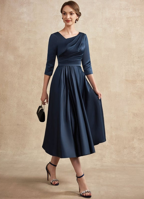 Robe de Soirée Satinique Moderne - gallery 4